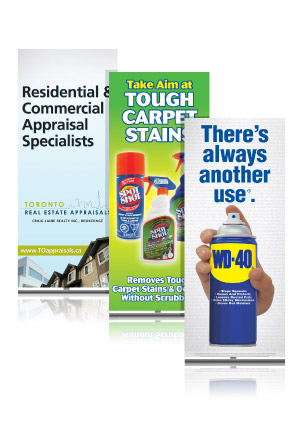We do a variety of poster work for some of world's most celebrated brands Poster stands