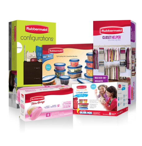 Package design for Rubbermaid Rubbermaid Product packaging